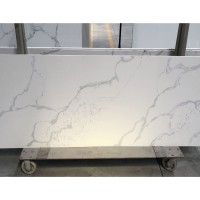 Beautiful White Calacatta Tile Quartz Stone for Floor